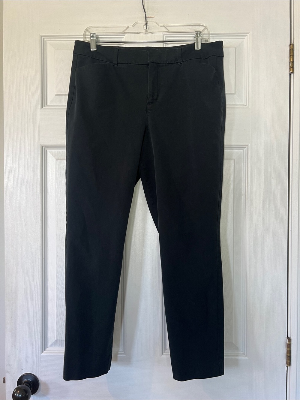 Old Navy Black Women's Straight-Leg Dress Trousers
